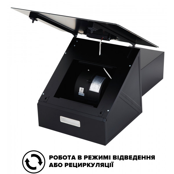 Фото - Вытяжка декоративная Interline Flow BL A/60/GL/M