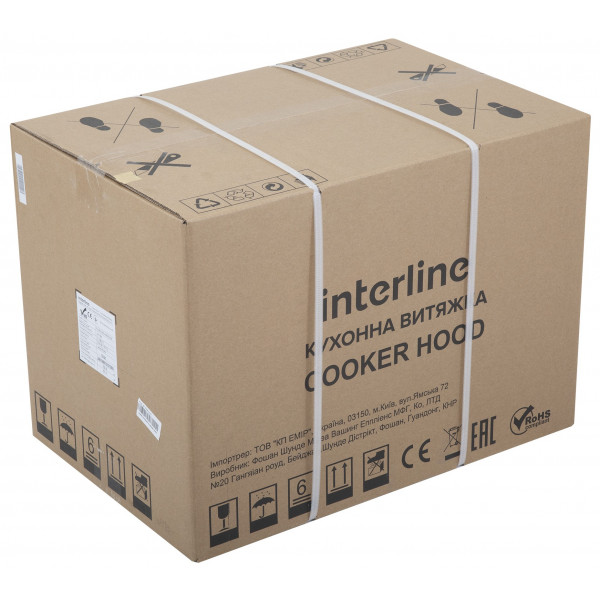 Фото - Вытяжка декоративная Interline Flow BL A/60/GL/M