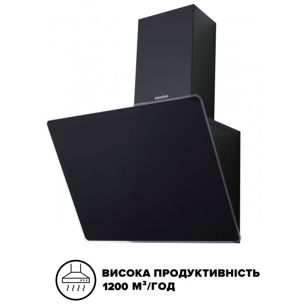 Фото - Вытяжка декоративная Interline Flow BL A/60/GL/M