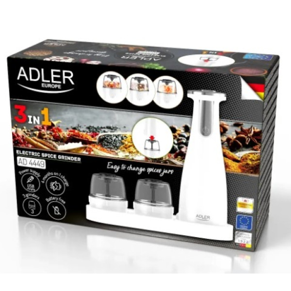 Фото - Мельница для специй Adler AD 4449 White