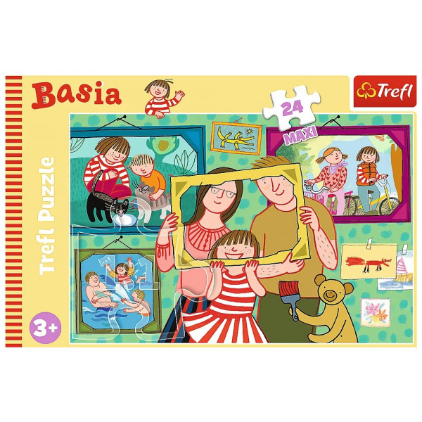 Фото - Пазлы (3-4 года) Trefl "День Бази" / Семья Бази (24 элм. МАХИ)(14347)