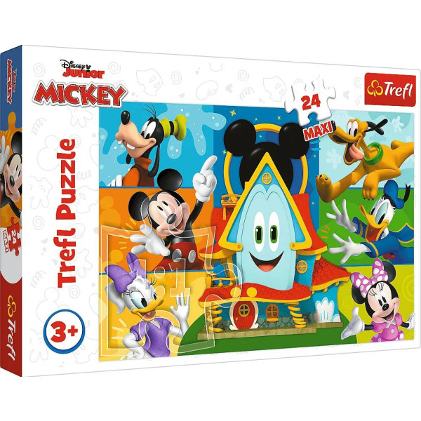Фото - Пазлы (3-4 года) Trefl 24 Maxi Mickey&friends Микки Маус и друзья (43515)