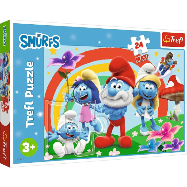 Фото - Пазлы (3-4 года) Trefl 24 Maxi The Smurfs День смурфа (43744)