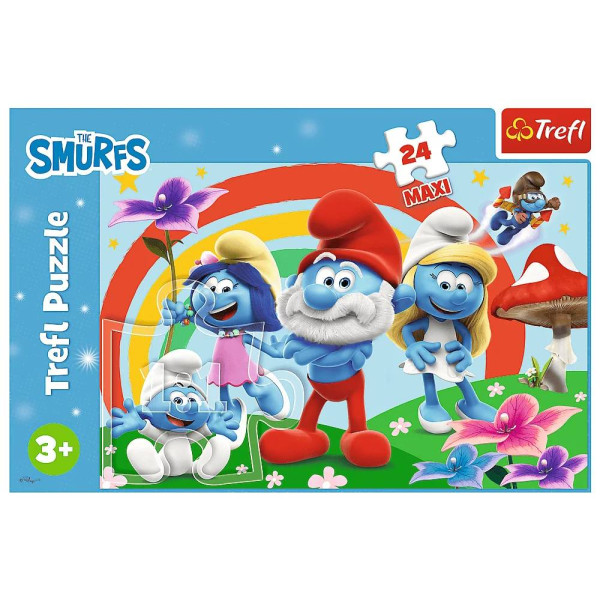 Фото - Пазлы (3-4 года) Trefl 24 Maxi The Smurfs День смурфа (43744)