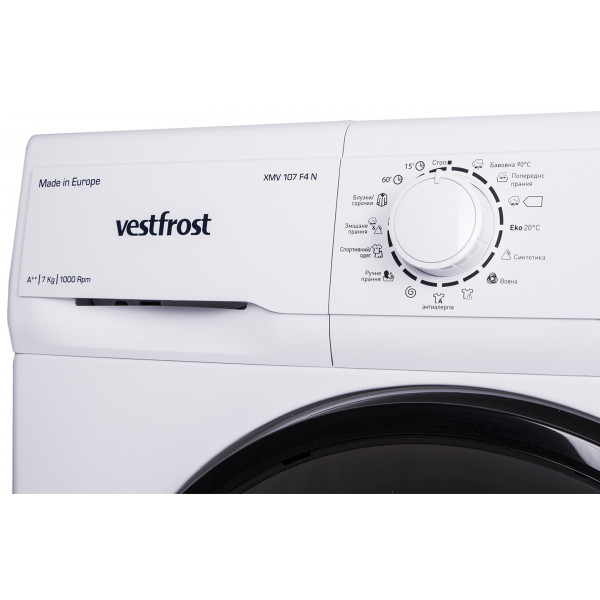 Фото - Стиральная машина Vestfrost XMV107F4N