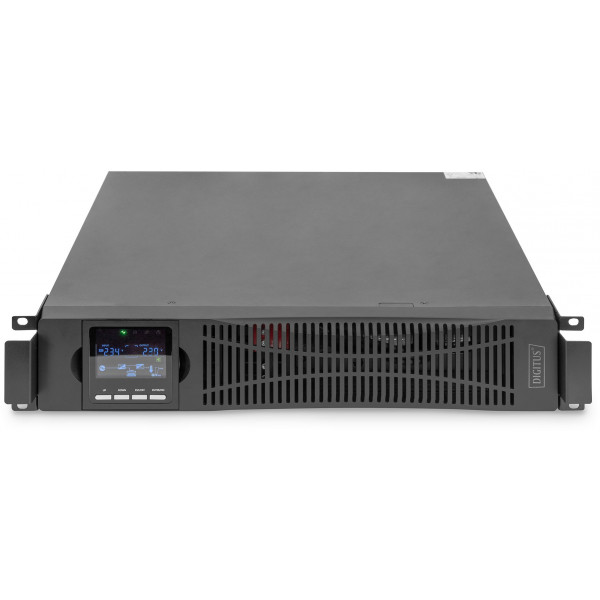 Фото - Джерело безперебійного живлення Digitus OnLine,3000W,LCD,8xC13,1xC19,RJ45,RS232,USB,Rack/Tower (DN-170096)