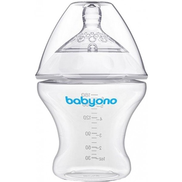 Фото - Пляшка для годування BabyOno Natural nursing 180 мл (1450)
