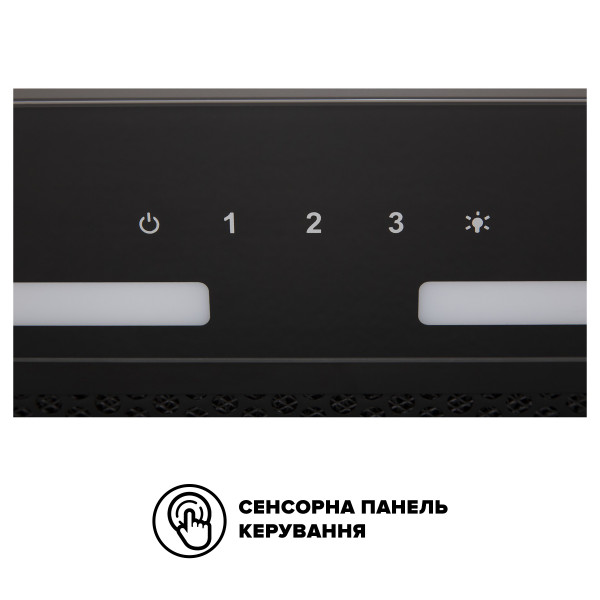 Фото - Витяжка вбудована Interline SWAY BL A/60 GL/S