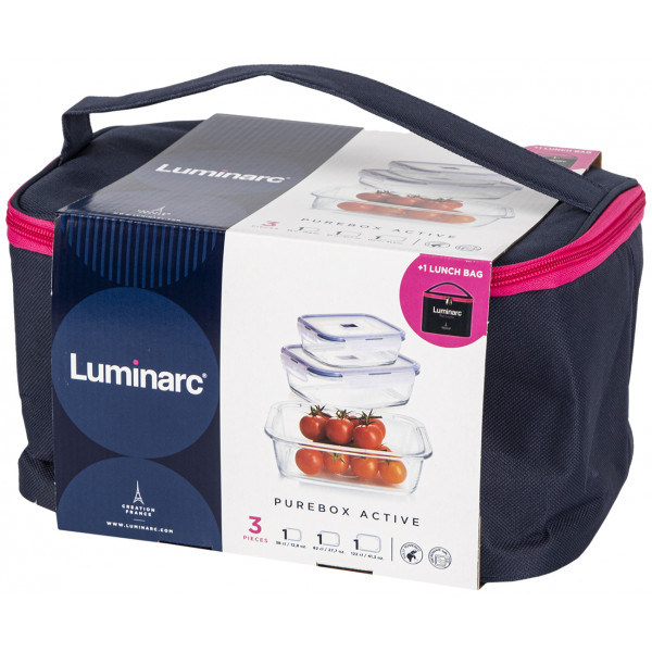 Фото - Набір ємностей для зберігання Luminarc Pure Box Active (P4129)