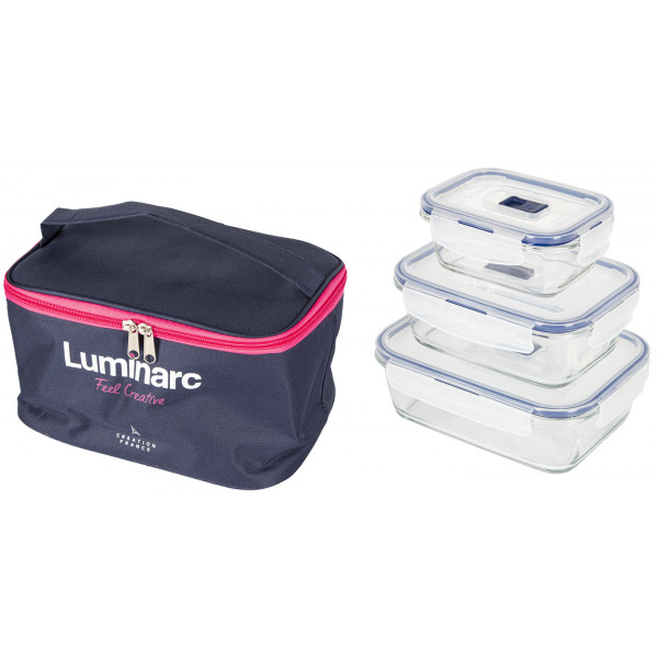 Фото - Набір ємностей для зберігання Luminarc Pure Box Active (P4129)