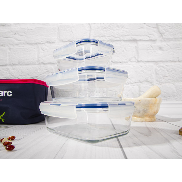 Фото - Набір ємностей для зберігання Luminarc Pure Box Active (P4129)