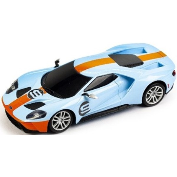 Фото - Колекційна машинка 1:24 Maisto "Ford GT", масштаб 1:24 (81238 blue/orange)