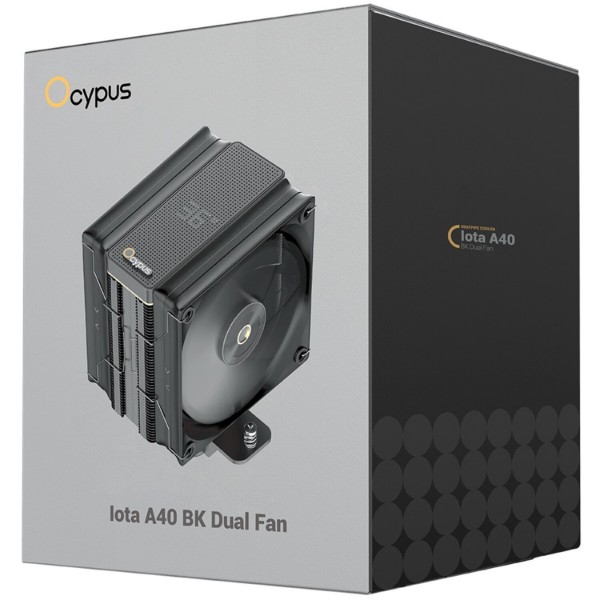 Фото - Процесорний кулер OCYPUS IOTA A40 BK DUAL FAN (IOTA-A40-BK2NNWD00X-GL)