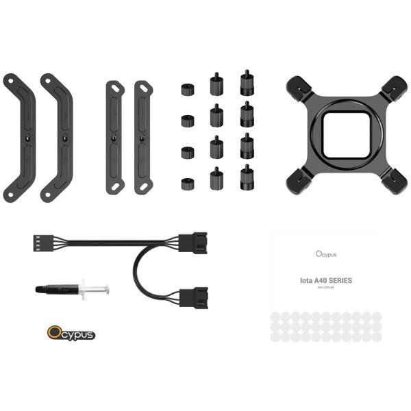 Фото - Процесорний кулер OCYPUS IOTA A40 BK DUAL FAN (IOTA-A40-BK2NNWD00X-GL)