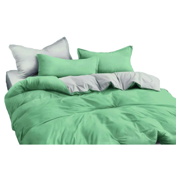 Фото - Комплект постільної білизни Versailles Зелено-сірий (VS-BM2.5-205) Фото - Комплект постільної білизни Versailles Зелено-сірий (VS-BM2.5-205)