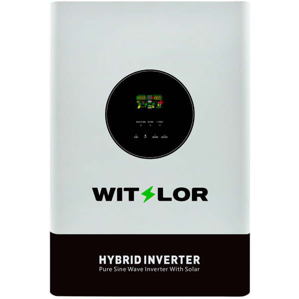 Фото - Інвертор гібридний сонячний Witslor HF6248-B (1ф, 6,2кВт, 48V) Фото - Інвертор гібридний сонячний Witslor HF6248-B (1ф, 6,2кВт, 48V)