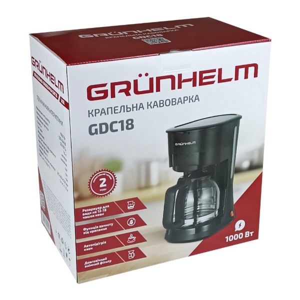 Фото - Кавоварка крапельна Grunhelm GDC18