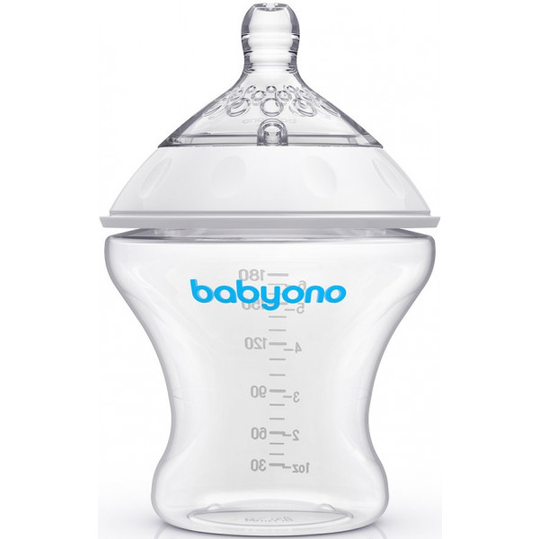 Фото - Пляшка для годування BabyOno Natural nursing 180 мл (1450)