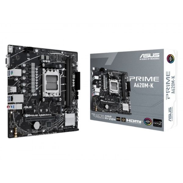 Фото - Материнская плата Asus Prime A620M-K Socket AM5