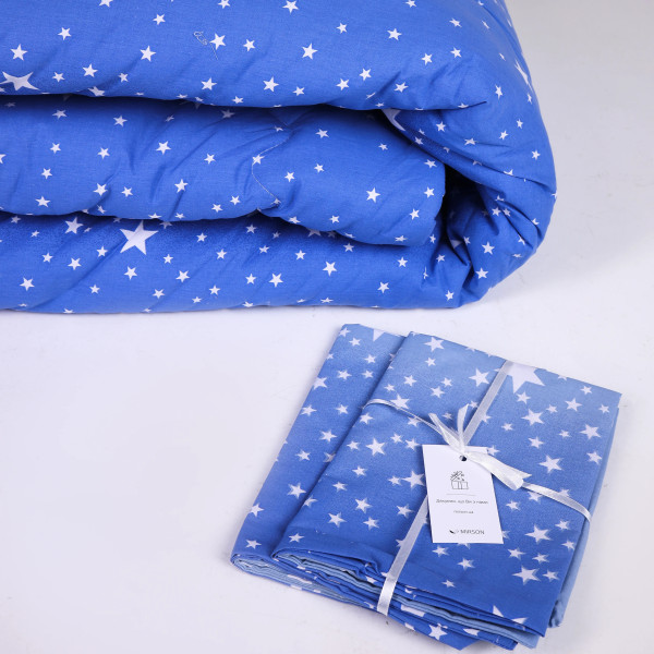 Фото - Одеяло детское демисезонное MirSon №239 Сolor Fun Line 17-0432 Milky Way Bamboo 110х140 см +нав 2 шт. (2200010856941)