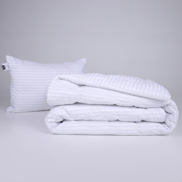Фото - Одеяло детское демисезонное MirSon антиаллергенное №179 Сolor Fun Line 17-0605 Stripe White Tencel 110х140 + нав 2 шт. (2200010850772)