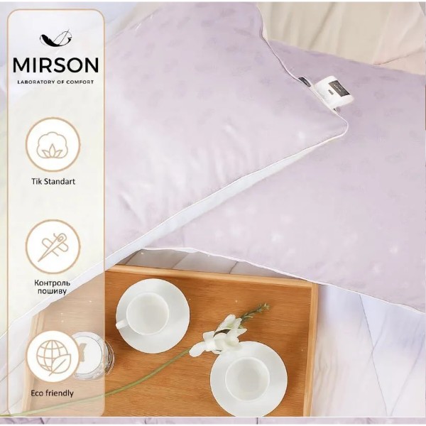 Фото - Одеяло детское демисезонное MirSon №1838 Bio-Pink 90% пух 110x140 (2200003013313)