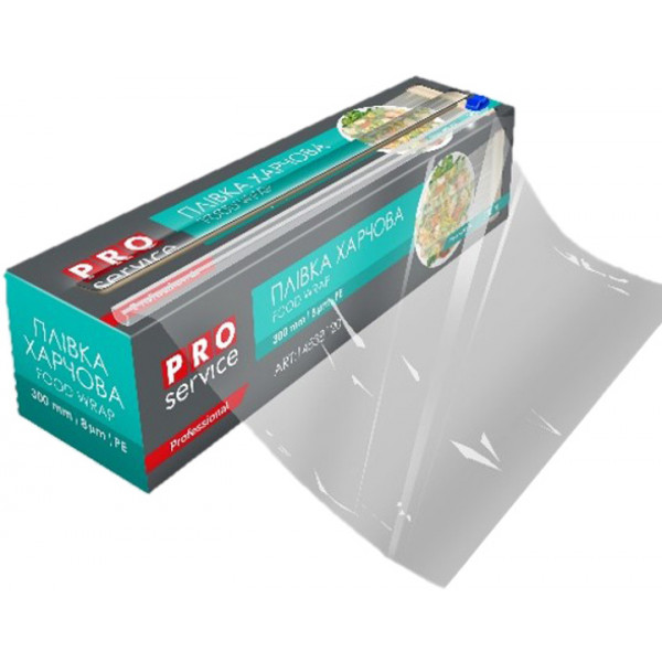 Фото - Пленка пищевая PRO service PVC 300 м х 30 см 8 мкм в отрезной коробке (14537820)