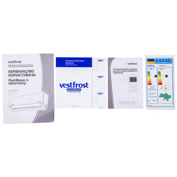 Фото - Кондиціонер спліт Vestfrost VFE07AF5 inverter (Wi-Fi опція)