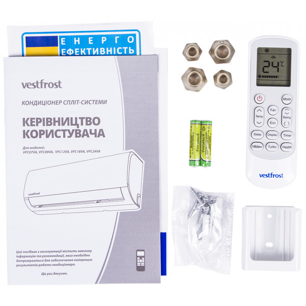 Фото - Кондиціонер спліт Vestfrost VFC24VA