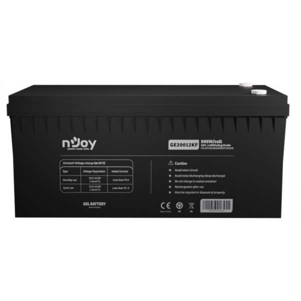 Фото - Акумулятор для ДБЖ Njoy GE20012KF 12V (BTVGCBHOEIEKFCW01B) GEL