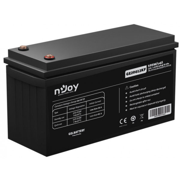 Фото - Акумулятор для ДБЖ Njoy GE20012KF 12V (BTVGCBHOEIEKFCW01B) GEL