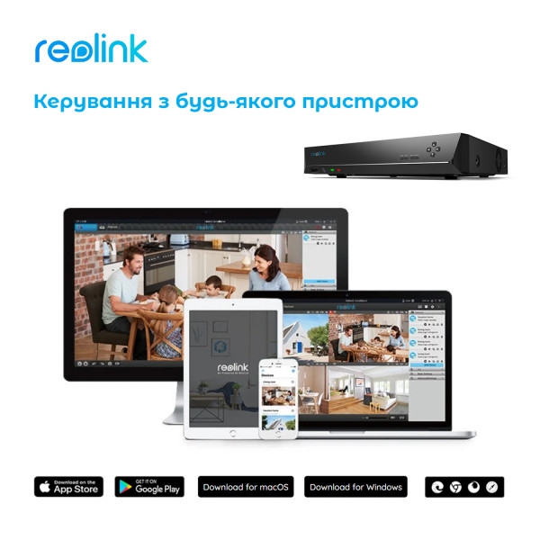 Фото - Видеорегистратор IP Reolink RLN8-410 без HDD