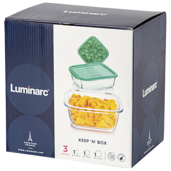 Фото - Набор емкостей для хранения Luminarc Keep'n'box (P5274)