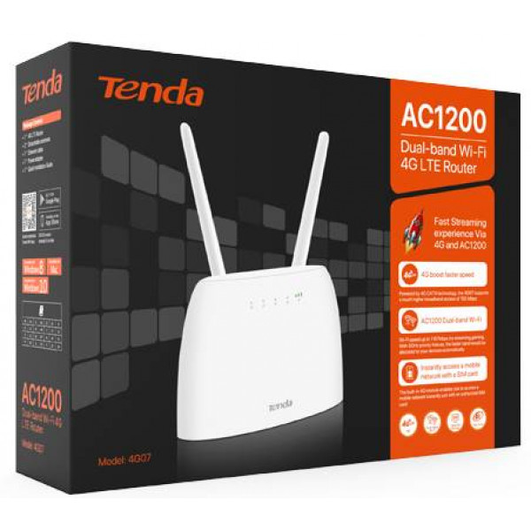 Фото - Маршрутизатор интернет WiFi5 Tenda 4G07