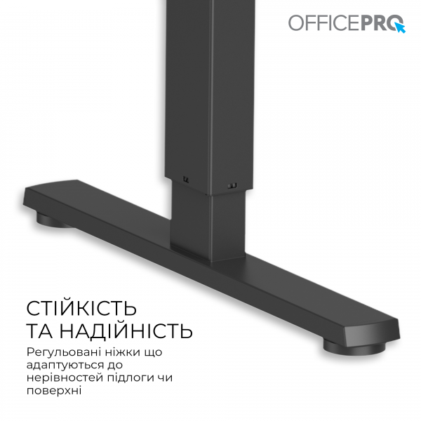 Фото - Стіл комп'ютерний OfficePro ODE1470B Black