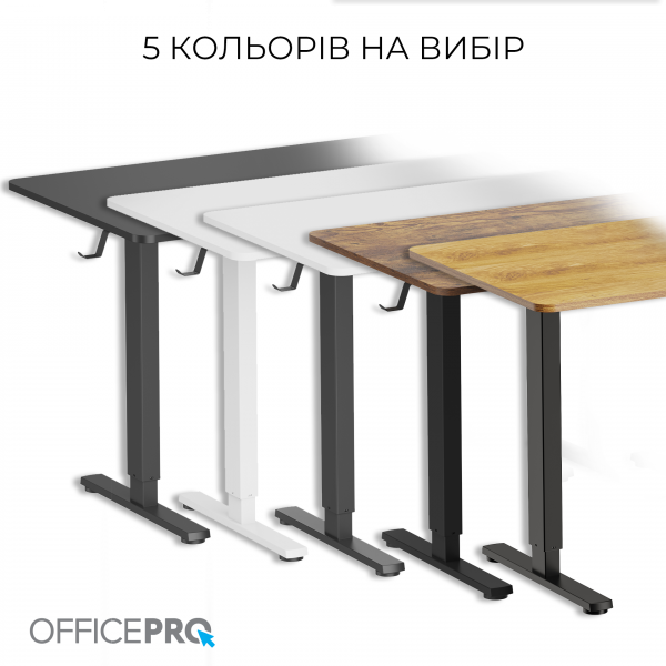 Фото - Стіл комп'ютерний OfficePro ODE1470B Black