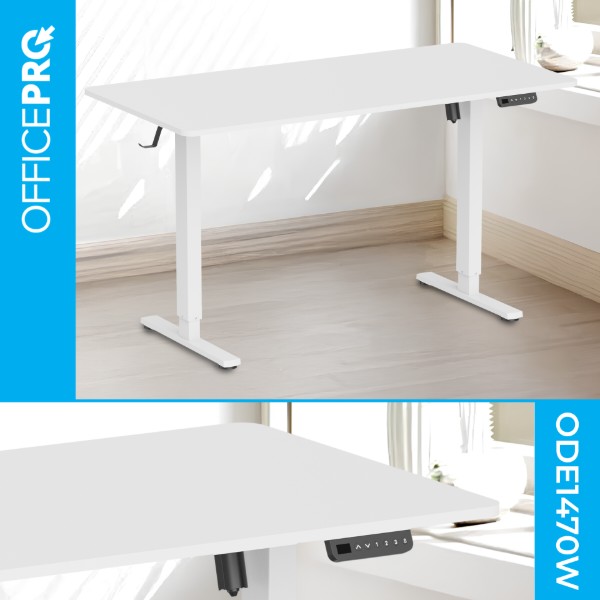 Фото - Стол компьютерный OfficePro ODE1470W White