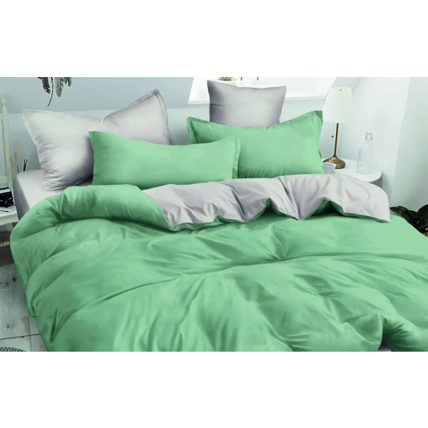 Фото - Комплект постільної білизни Versailles Зелено-сірий (VS-BM2.5-205)