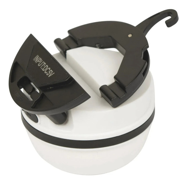 Фото - Фонарь Bo-camp Kuma Silicone Rechargeable 200 Lumen White/Black (5818808)