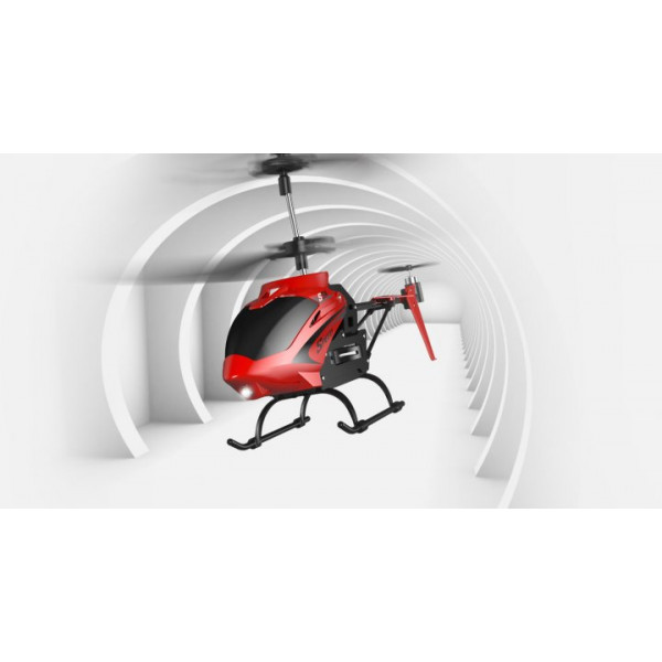 Фото - Радіокерований вертоліт Syma 2.4 ГГц 23 см зі світлом, барометром (S5H_red)