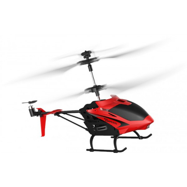 Фото - Радіокерований вертоліт Syma 2.4 ГГц 23 см зі світлом, барометром (S5H_red)
