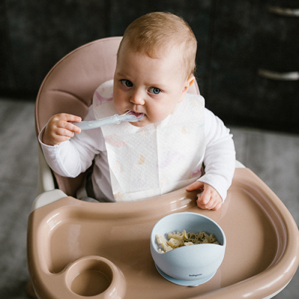 Фото - Тарілка для малюка BabyOno з присоскою Блакитний (1481/01)