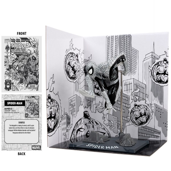 Фото - Колекційна фігурка McFarlane Toys MARVEL Spider-Man - Collectible with Scene Gold Label (787926148299)