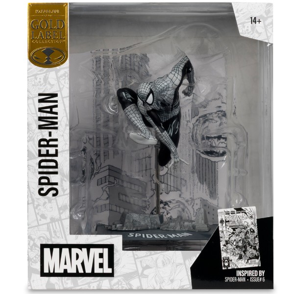 Фото - Колекційна фігурка McFarlane Toys MARVEL Spider-Man - Collectible with Scene Gold Label (787926148299)