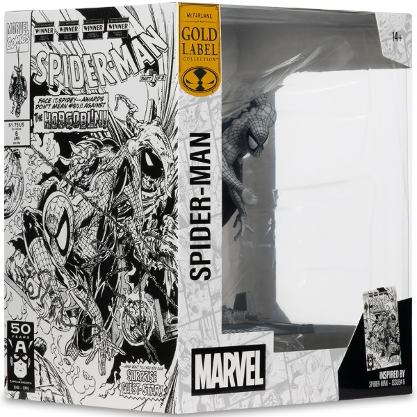 Фото - Колекційна фігурка McFarlane Toys MARVEL Spider-Man - Collectible with Scene Gold Label (787926148299)