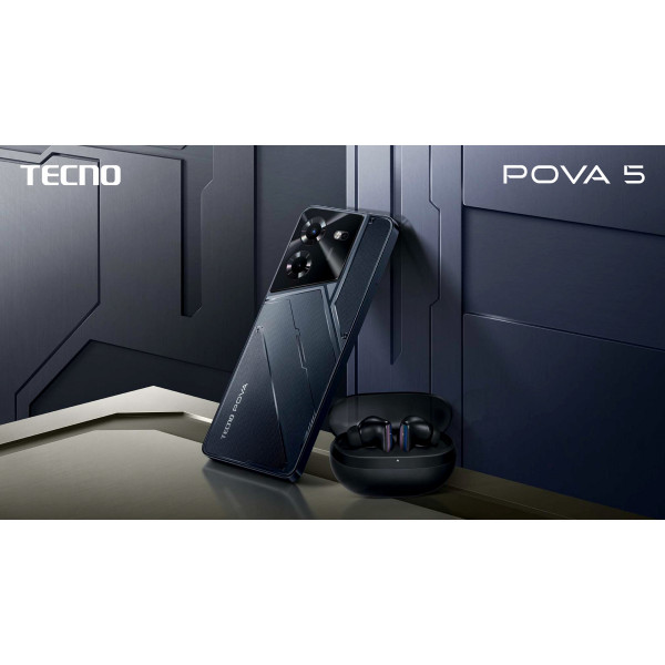 Фото - Смартфон Tecno Pova-5 8/128GB Mecha Black (LH7n)