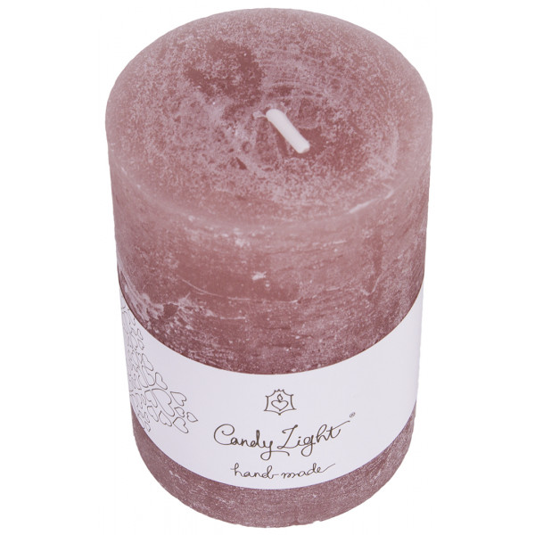Фото - Свеча декор Candy Light 1-7.2 Сіро-коричневий, 10 см