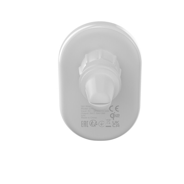 Фото - Автотримач з бездротовою зарядкою Canyon OnGrip 105 15W Qi2 Wireless White (CNS-CCH105W)