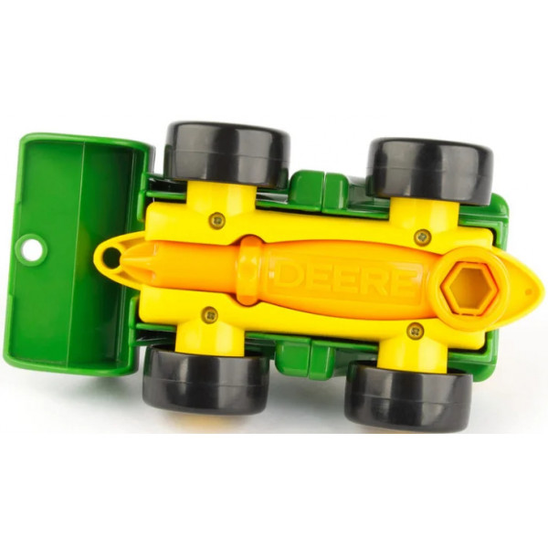 Фото - Пластиковий конструктор John Deere Kids Трактор із ковшем і причепом (47209)