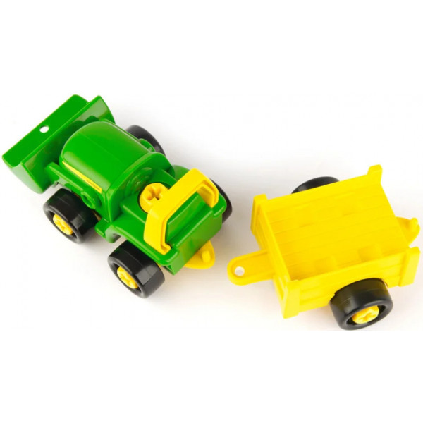 Фото - Пластиковий конструктор John Deere Kids Трактор із ковшем і причепом (47209)